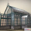 1533452 - PBR Game 3D Models - Greenhouse Romanesque Style 3D Max