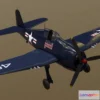 1533472 - PBR Game 3D Models - Grumman F6f Hellcat 3D Max