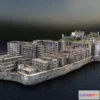 1533486 - PBR Game 3D Models - Gunkanjima 3D Max
