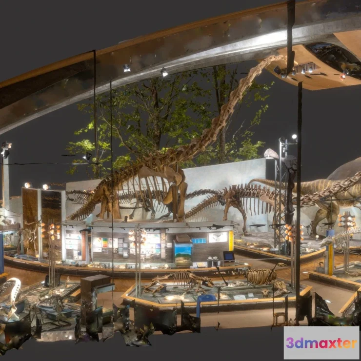 1533488 - PBR Game 3D Models - Gunma Museum Of Natural History 3D Max