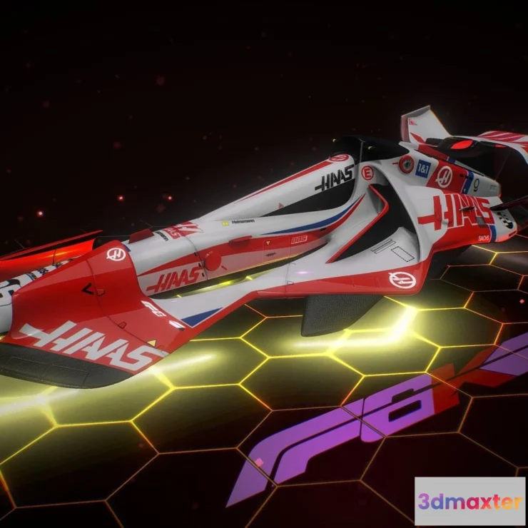 1533502 - PBR Game 3D Models - Haas Vh 63 Formula6k 3D Max