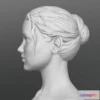 1533508 - PBR Game 3D Models - Hair 07 3D Max
