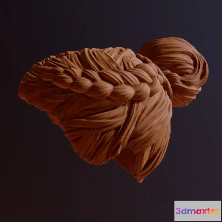 1533528 - PBR Game 3D Models - Hair 33 3D Max