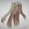 1533530 - PBR Game 3D Models - Hair 37 3D Max