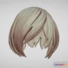 1533532 - PBR Game 3D Models - Hair 39 3D Max