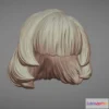 1533546 - PBR Game 3D Models - Hair 50 3D Max