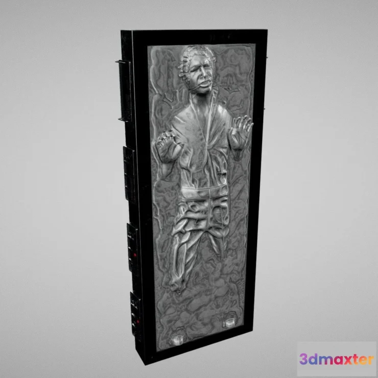 1533602 - PBR Game 3D Models - Han Solo In Carbonite 3D Max