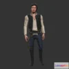 1533604 - PBR Game 3D Models - Han Solo 3D Max