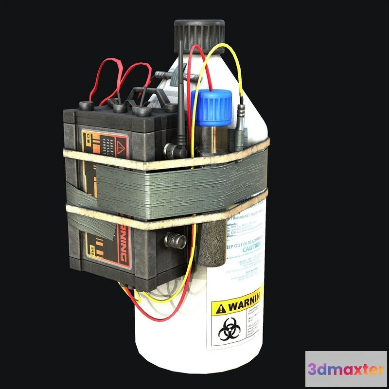 1533612 - PBR Game 3D Models - Handmade Explosive 3D Max