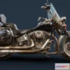 1533620 - PBR Game 3D Models - Harley Davidson Heritage Softail Model 3D Max