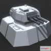 1533642 - PBR Game 3D Models - Heavy Turbolaser Turret Star Wars Inspired 3D Max