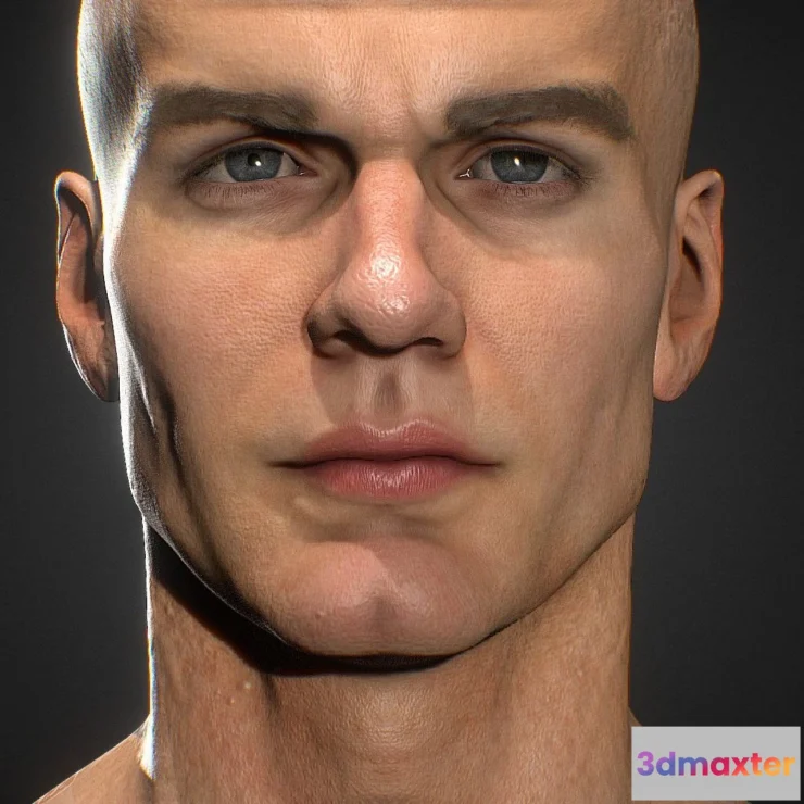 1533666 - PBR Game 3D Models - Henry Cavill 3D Model 3D Max