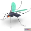 1533688 - PBR Game 3D Models - High Poly Big Realistic Mosquito 3D Max