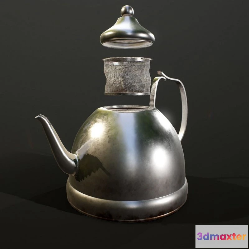 1533690 - PBR Game 3D Models - High Poly Teapot 3D Max