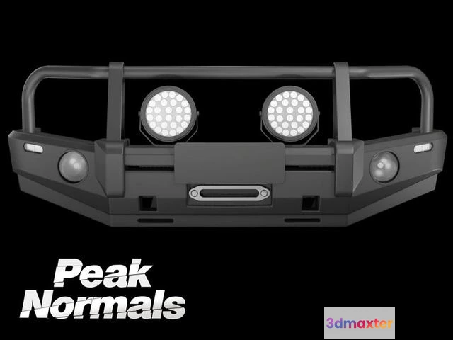 1533724 - PBR Game 3D Models - Holden Trabilazer Bullbar 3D Max