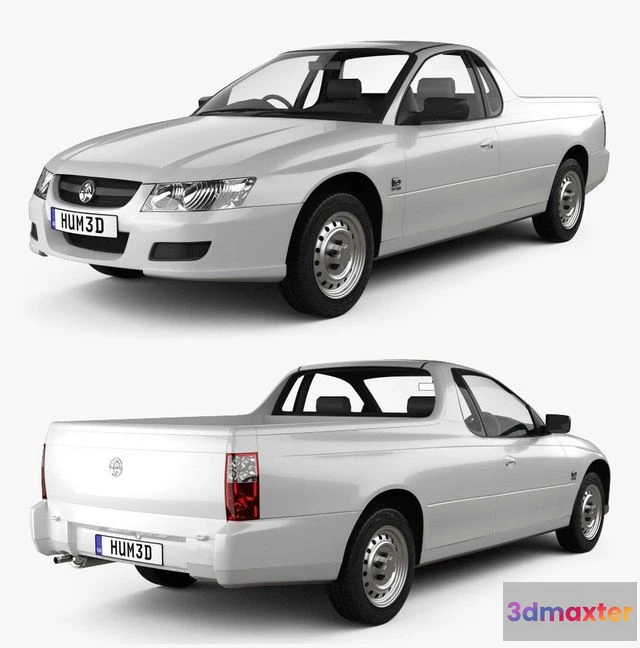 1533726 - PBR Game 3D Models - Holden VZ Ute 2004 3D Max