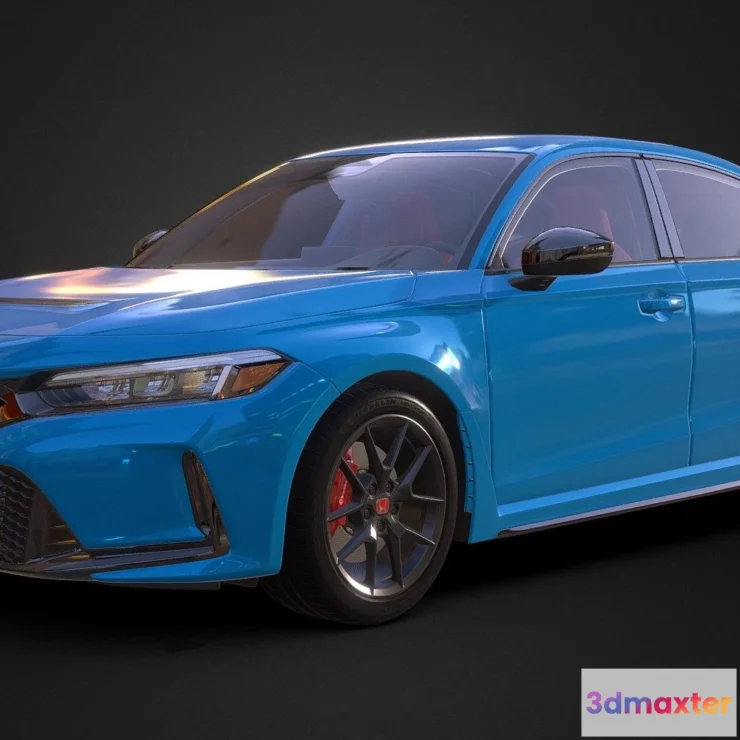 1533736 - PBR Game 3D Models - Honda Civic Type R 2023 3D Max