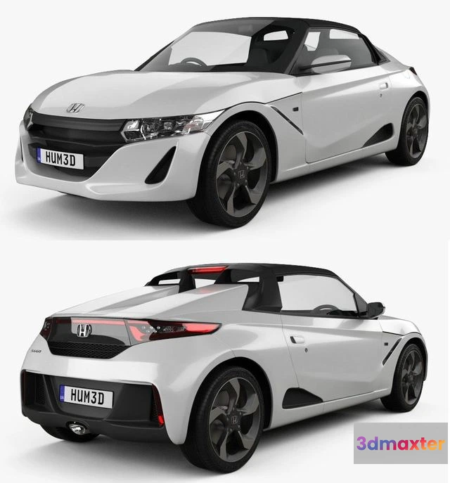 1533758 - PBR Game 3D Models - Honda S660 2015 3D Max