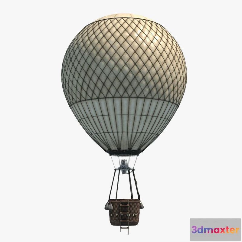 1533780 - PBR Game 3D Models - Hot Air Balloon 3D Max