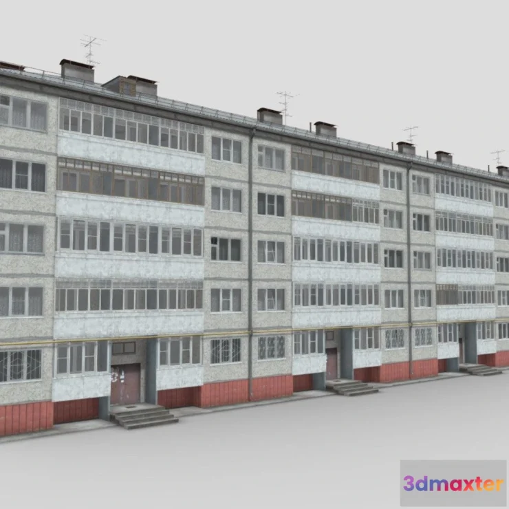 1533786 - PBR Game 3D Models - House 111 121 3D Max