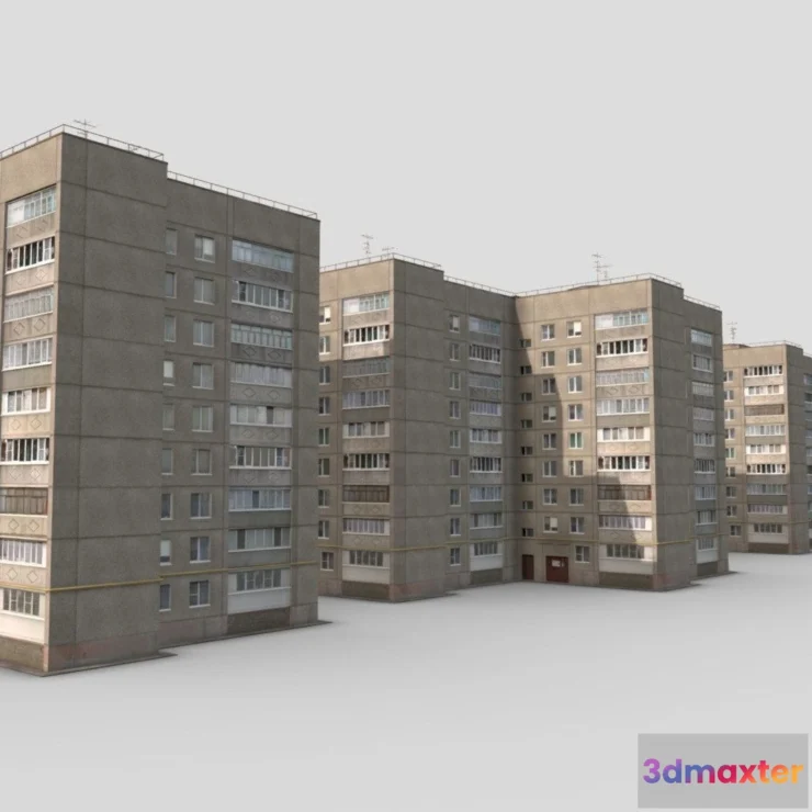 1533788 - PBR Game 3D Models - House 121 60 25 3D Max