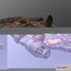 1533808 - PBR Game 3D Models - Hull Spaceship 3D Max