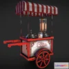 1533848 - PBR Game 3D Models - Ice Cream Cart 3D Max