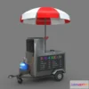 1533852 - PBR Game 3D Models - Ice Cream Food Cart 3D Max