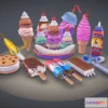 1533860 - PBR Game 3D Models - Ice Cream 3D Max