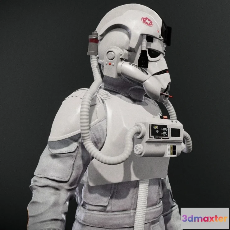 1533878 - PBR Game 3D Models - Imperial At At Driver (2) 3D Max