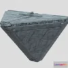 1533882 - PBR Game 3D Models - Imperial Class 4 Container Transport Star Wars 3D Max