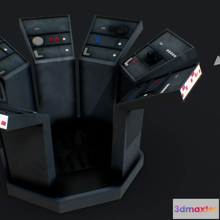 1533884 - PBR Game 3D Models - Imperial Console Death Star Star Destroyer 3D Max