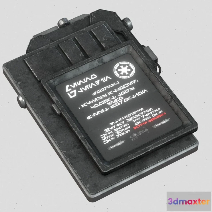 1533886 - PBR Game 3D Models - Imperial Datapad Star Wars 3D Max