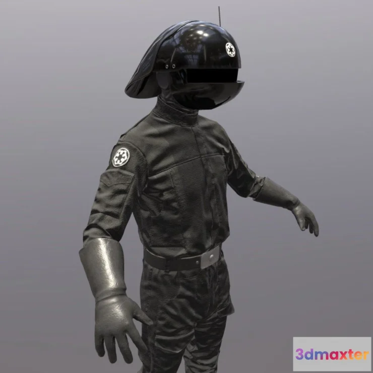 1533892 - PBR Game 3D Models - Imperial Gunner Return Of The Jedi 3D Max