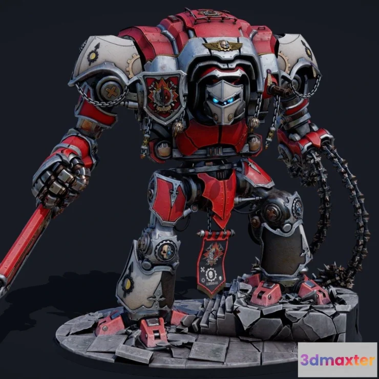 1533898 - PBR Game 3D Models - Imperial Knight House Taranis 3D Max