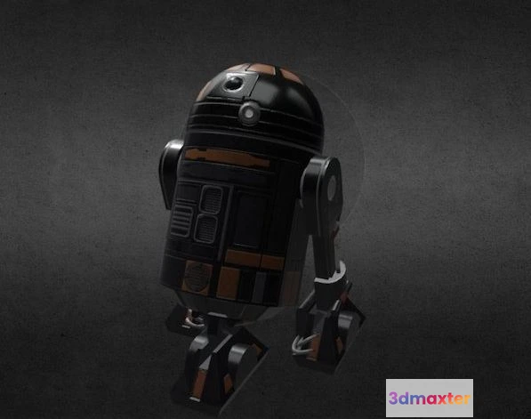 1533902 - PBR Game 3D Models - Imperial R2 Q5 Astromech 3D Max