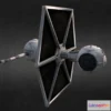 1533908 - PBR Game 3D Models - Imperial Tieex M1 Fighter 3D Max