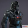 1533910 - PBR Game 3D Models - Imperial V Wing Pilot 3D Max