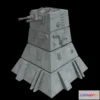 1533912 - PBR Game 3D Models - Imperial Xx 10 Turbolaser Tower 3D Max