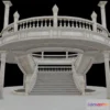 1533940 - PBR Game 3D Models - Interior Classical Staircase July 2021 3D Max