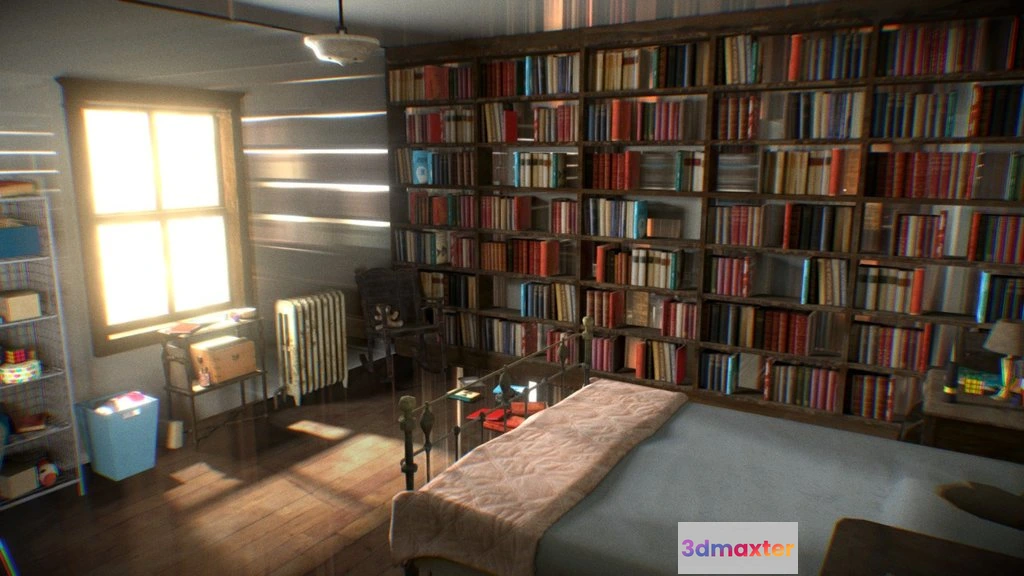 1533944 - PBR Game 3D Models - Interstellar Tesseract Scene Final 3D Max