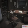1533946 - PBR Game 3D Models - Investigator Office Colored Version 3D Max