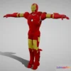 1533956 - PBR Game 3D Models - Iron Man Rigged 3D Max