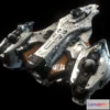 1533964 - PBR Game 3D Models - Ishtar Defence Type Mothership 3D Max
