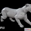 1533970 - PBR Game 3D Models - Iupui Jaguar Statue 3D Max