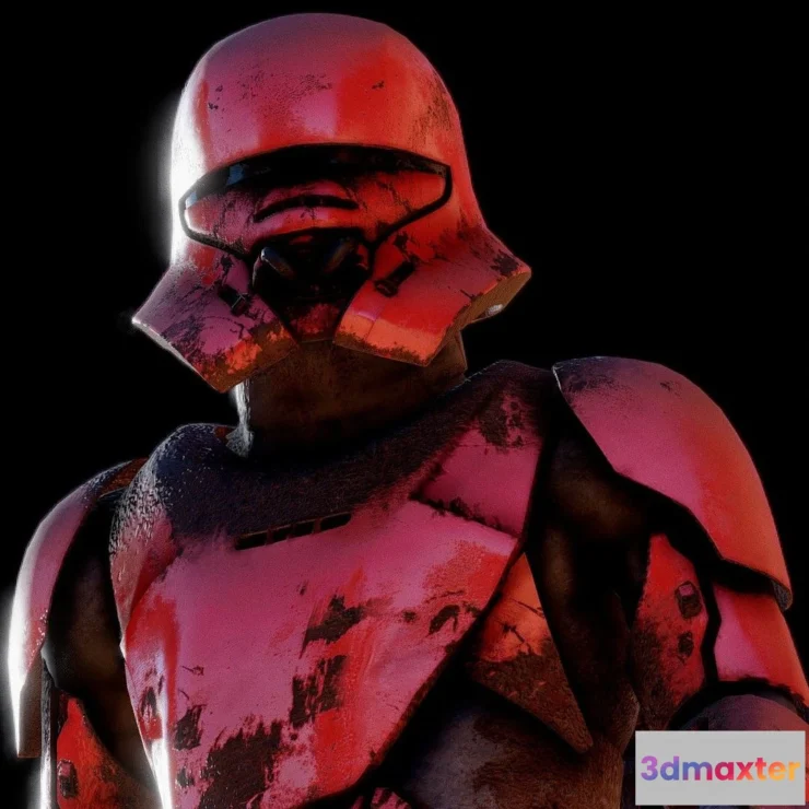 1534006 - PBR Game 3D Models - Jet Trooper Rigged Animated 3D Max