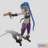 1534018 - PBR Game 3D Models - Jinx Arcane 3D Max