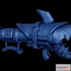 1534020 - PBR Game 3D Models - Jinx Fishbones Bazooka For Print 3D Max