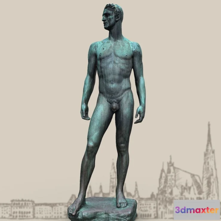 1534038 - PBR Game 3D Models - Jugendlicher Athlet 3D Max