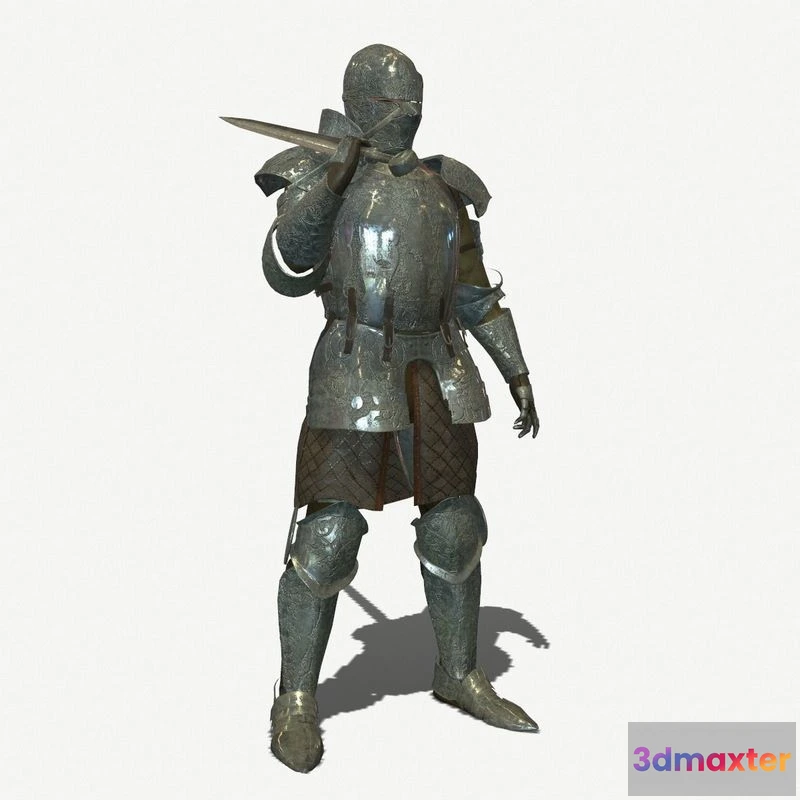 1534112 - PBR Game 3D Models - Knight Plate Armour 3D Max